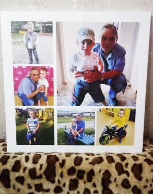 Заказать печать фотоколлажа на холсте в Ровно онлайн из свадебных фото